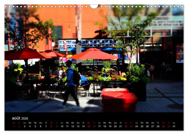 Produktbild: Couleurs pop sur Montr&eacute;al (Calendrier mural 2026 DIN A3 vertical), CALVENDO calendrier mensuel