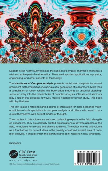 Produktbild: Handbook of Complex Analysis