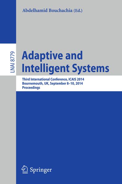Produktbild: Adaptive and Intelligent Systems
