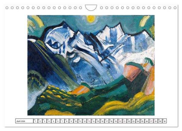 Produktbild: August Babberger (Wandkalender 2026 DIN A4 quer), CALVENDO Monatskalender