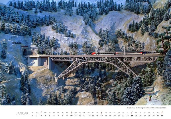 Produktbild: Traumanlagen von Modellbahnprofis Kalender 2027
