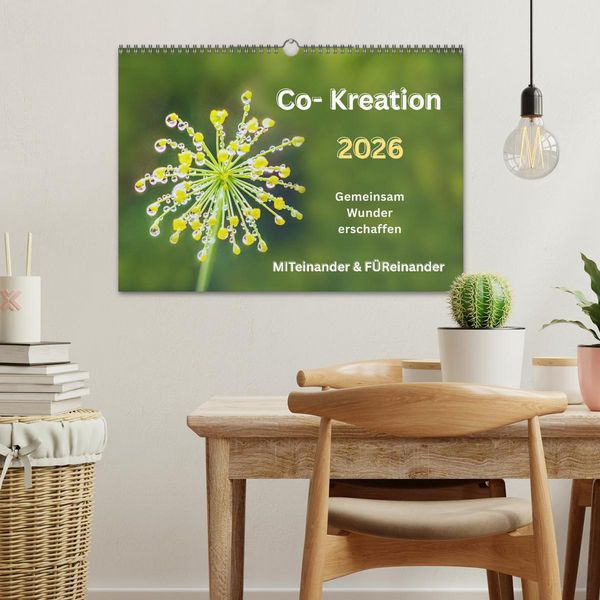 Produktbild: Co-Kreation, Gemeinsam Wunder erschaffen (Wandkalender 2026 DIN A3 quer), CALVENDO Monatskalender
