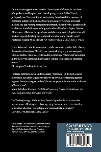 Produktbild: The Beginnings of Islamic Law