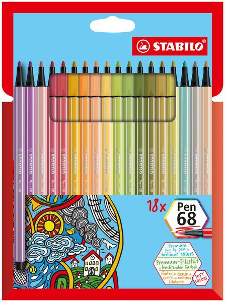Produktbild: STABILO Filzstift Pen 68