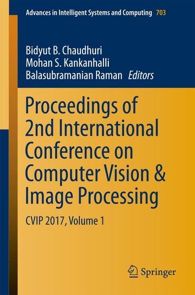 Produktbild: Proceedings of 2nd International Conference on Computer Vision & Image Processing