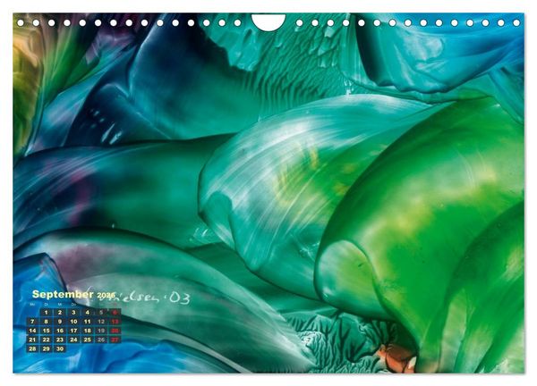 Produktbild: Encaustic Kunstkalender 2026 (Wandkalender 2026 DIN A4 quer), CALVENDO Monatskalender