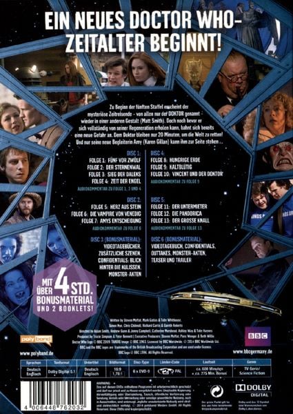 Produktbild: Doctor Who - Die komplette 5. Staffel [6 DVDs]