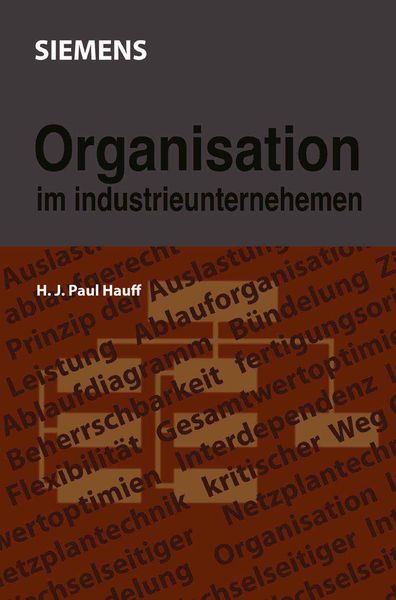 Produktbild: Organisation im Industrieunternehmen