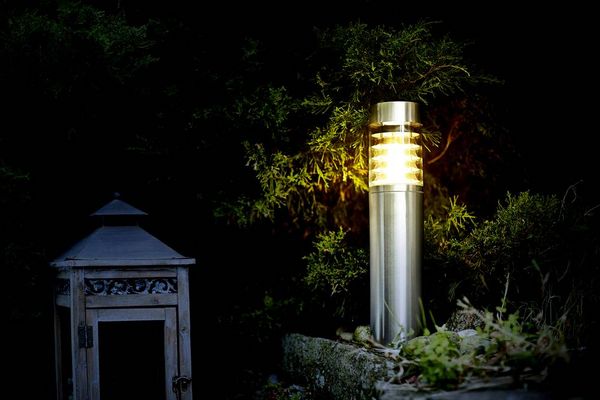 Produktbild: Heitronic 36994 SATURN Au&szlig;enstandleuchte LED E27 Edelstahl