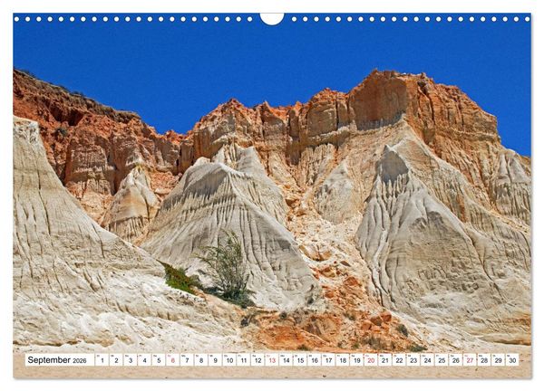 Produktbild: Portugal - Die Algarve vom Cabo de Sao Vicente bis Tavira (Wandkalender 2026 DIN A3 quer), CALVENDO Monatskalender