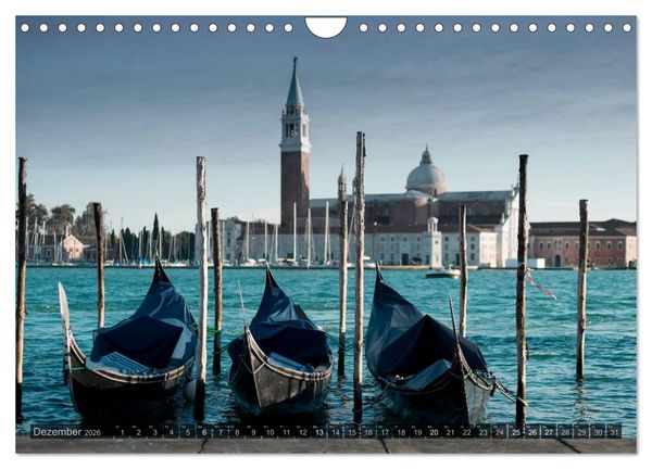 Produktbild: Venedig &ndash; Zauber der Lagunenstadt (Wandkalender 2026 DIN A4 quer), CALVENDO Monatskalender