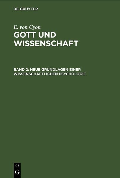 Produktbild: Neue Grundlagen einer wissenschaftlichen Psychologie