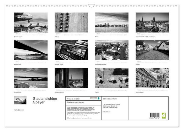 Produktbild: Stadtansichten Speyer (Wandkalender 2026 DIN A2 quer), CALVENDO Monatskalender