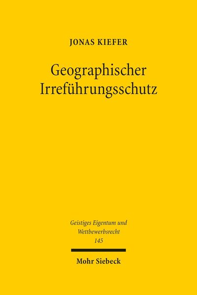 Produktbild: Geographischer Irref&uuml;hrungsschutz