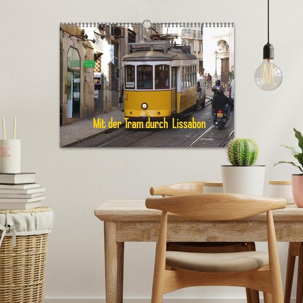Produktbild: Mit der Tram durch Lissabon (Wandkalender 2025 DIN A3 quer), CALVENDO Monatskalender