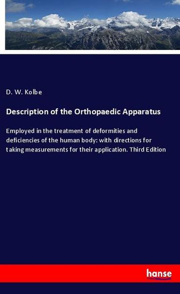 Produktbild: Description of the Orthopaedic Apparatus