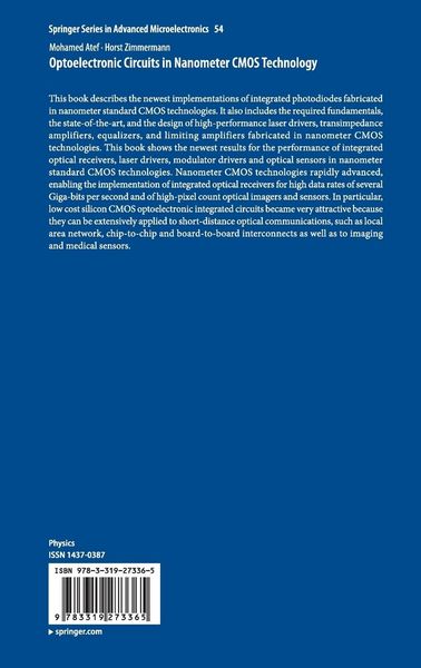 Produktbild: Optoelectronic Circuits in Nanometer CMOS Technology