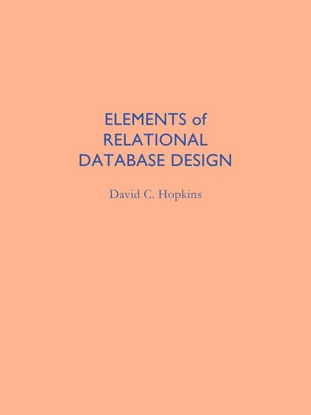 Produktbild: Elements of Relational Database Design