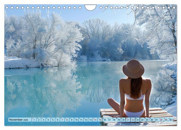 Produktbild: Eisbaden (Wandkalender 2026 DIN A4 quer), CALVENDO Monatskalender
