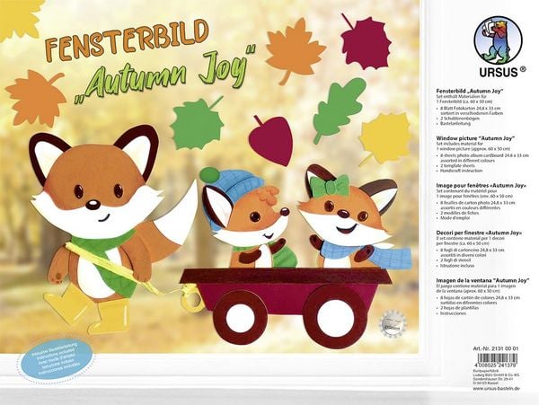 Produktbild: URSUS Fensterbild "Autumn Joy"