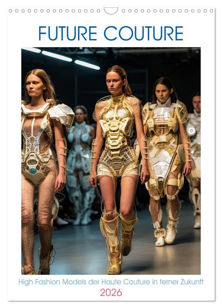 Future Couture (Wandkalender 2026 DIN A3 hoch), CALVENDO Monatskalender