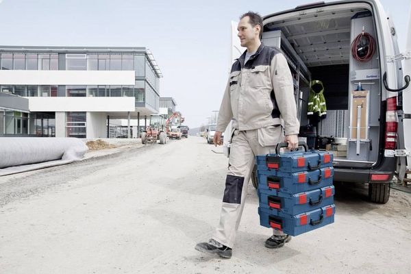 Produktbild: Bosch Professional L-BOXX 136 1600A012G0 Transportkiste ABS Blau, Rot (L x B x H) 442 x 357 x 151 mm