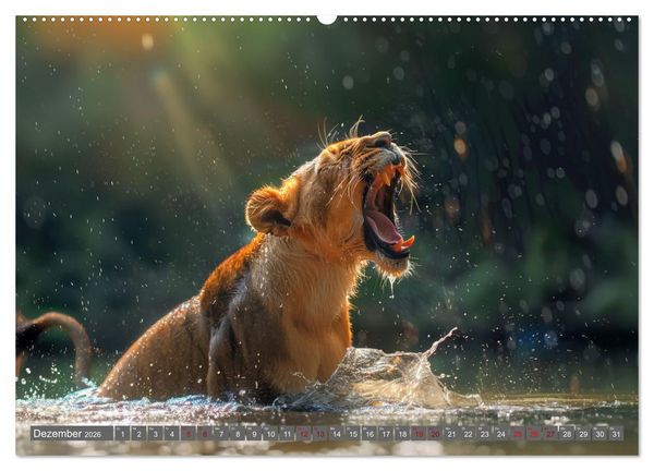 Produktbild: Ansteckend m&uuml;de! (hochwertiger Premium Wandkalender 2026 DIN A2 quer), Kunstdruck in Hochglanz