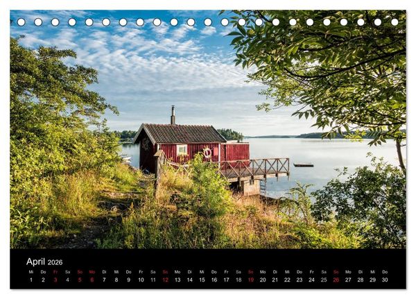 Produktbild: Sch&auml;rengarten an der schwedischen Ostk&uuml;ste (Tischkalender 2026 DIN A5 quer), CALVENDO Monatskalender