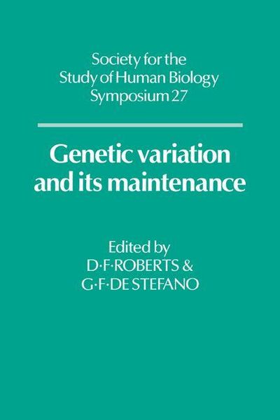 Produktbild: Genetic Variation and Its Maintenance