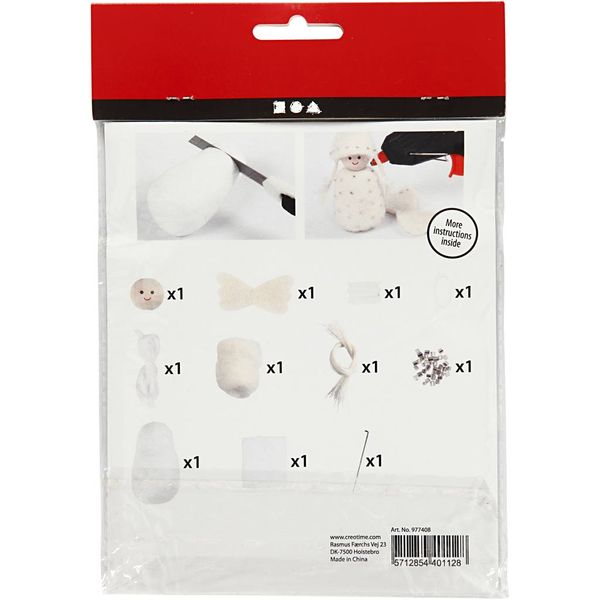 Produktbild: Creativ Company DIY Sets Nadelfilzen Mini Kreativ Set, Engel, H 10 cm, Kreativ Box