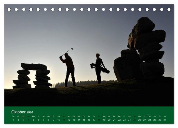 Produktbild: Golf Sport (Tischkalender 2026 DIN A5 quer), CALVENDO Monatskalender