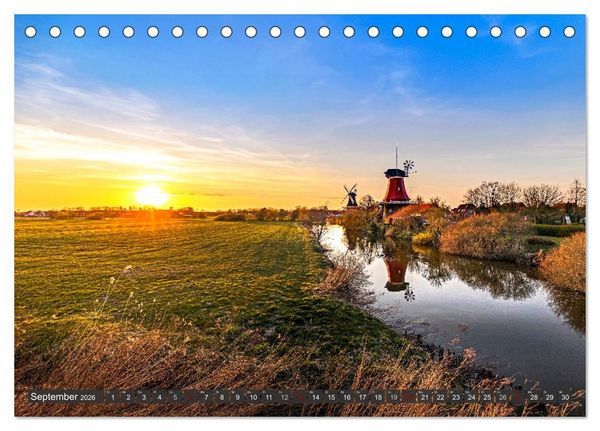 Produktbild: GREETSIEL-LIEBE (Tischkalender 2026 DIN A5 quer), CALVENDO Monatskalender