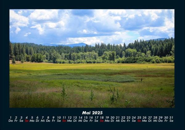 Produktbild: Landschaftskalender 2025 Fotokalender DIN A4
