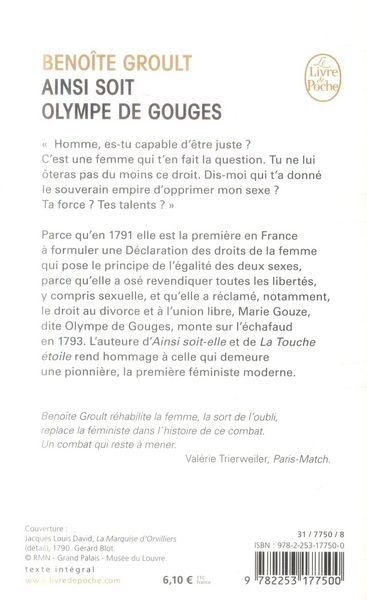Produktbild: Fre-Ainsi Soit Olympe De Gouge