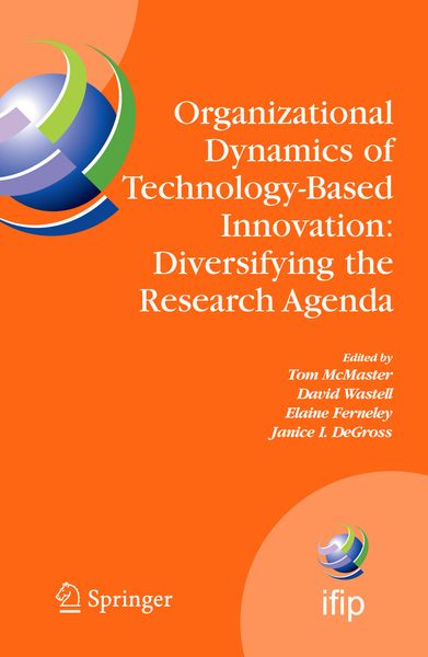 Produktbild: Organizational Dynamics of Technology-Based Innovation: Diversifying the Research Agenda