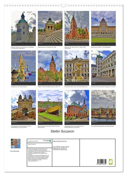 Produktbild: Stettin Szczecin (Wandkalender 2026 DIN A2 hoch), CALVENDO Monatskalender