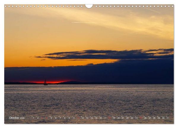 Produktbild: Bodensee zur blauen Stunde (Wandkalender 2026 DIN A3 quer), CALVENDO Monatskalender