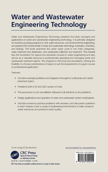 Produktbild: Water and Wastewater Engineering Technology