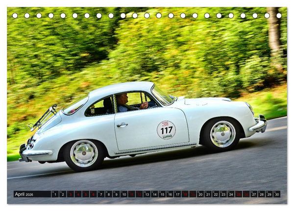 Produktbild: Porsche Oldtimer - EGGBERG KLASSIK - Der Berg ruft (Tischkalender 2026 DIN A5 quer), CALVENDO Monatskalender