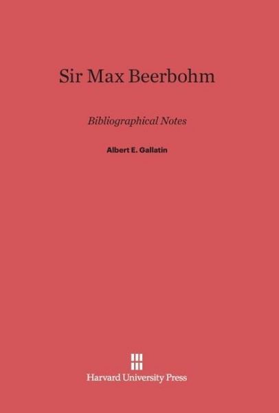 Produktbild: Sir Max Beerbohm