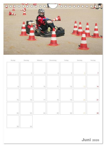 Produktbild: Slalomkart - Gas, Gas, Vollgas! 2026 (Wandkalender 2026 DIN A4 hoch), CALVENDO Monatskalender