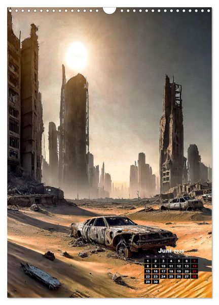 Produktbild: Urbane Endzeitvisionen (Wandkalender 2026 DIN A3 hoch), CALVENDO Monatskalender