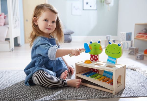 Produktbild: Klang-Klopfbank Froschkonzert