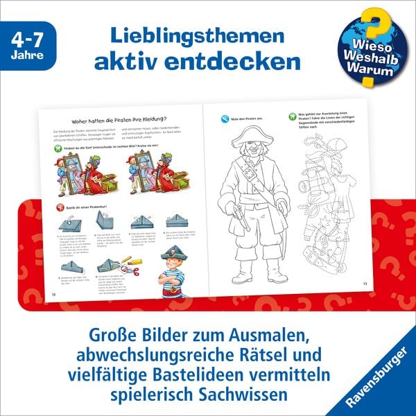 Produktbild: Wieso? Weshalb? Warum? aktiv-Heft - Piraten