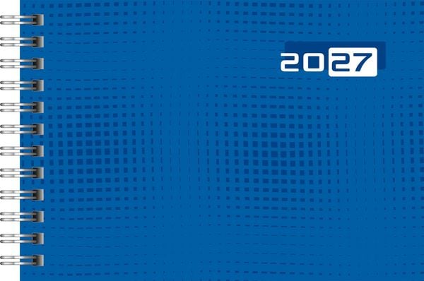 Produktbild: rido/id&eacute; 7017107027 Taschenkalender Mod. Septimus 2027 A6 quer, Papier, blau
