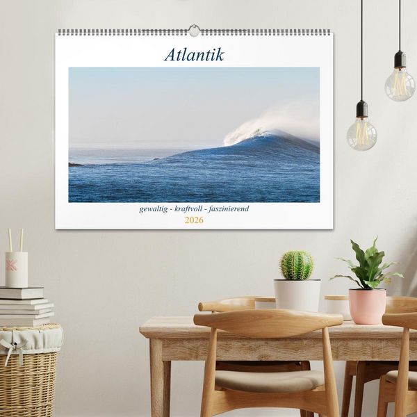 Produktbild: Atlantik - gewaltig, kraftvoll, faszinierend (Wandkalender 2026 DIN A2 quer), CALVENDO Monatskalender