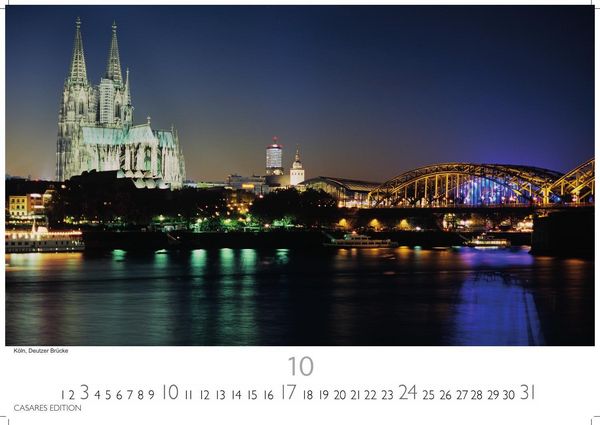 Produktbild: Der Rhein Kalender 2027 &ndash; Wandkalender | Fotokalender Deutschland 50x35cm | mit 12 eindrucksvollen Aufnahmen von Flusslandschaften, Burgen und Weinregionen