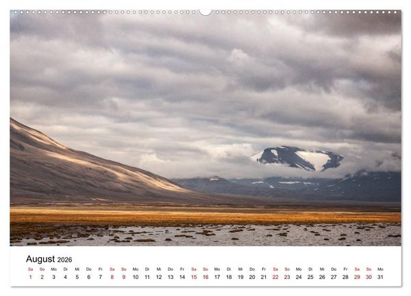 Produktbild: Spitzbergenkalender (hochwertiger Premium Wandkalender 2026 DIN A2 quer), Kunstdruck in Hochglanz