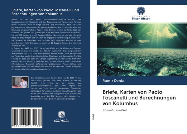Produktbild: Briefe, Karten von Paolo Toscanelli und Berechnungen von Kolumbus