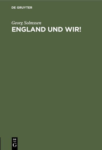 Produktbild: England und wir!